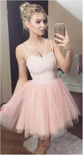 Cute Pink Homecoming Dress Short Homecoming Dresses Spaghetti Straps Cocktail Dresses Backless Prom Dress Short Evening Dress Ds339 Evening Dresses Short Cheap Homecoming Dresses Tulle Homecoming Dress
