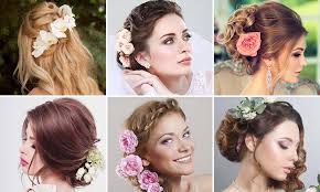Continuerà ad impazzare anche per il 2020: Acconciature Sposa Con Fiori Le Pettinature Piu Belle Beautydea