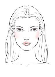 Fashion Illustration Sketches Face Fashion Illustration Face Makeup Drawing