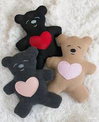 These can become cutest gifts for someone special. Teddy Bear Pattern The Love Bear Scratch And Stitch
