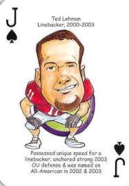 Amazon.com: Ted Lehman football card (Oklahoma Sooners, Linebacker) 2007  Hero Decks #11 : Sports & Outdoors