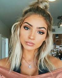 This girl's blunt bob hair with wispy short bangs looks really nice and cute. 50 Fresh Short Blonde Hair Ideas To Update Your Style In 2020