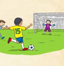 Mewarnai gambar anak anak main kano perahu sanpan penjaskes materi sepak bola posisi dan permainan via ramadhanariss.blogspot.com. Gambar Anak Bermain Bola