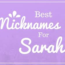 Thanks to pretty much every form of entertainment going virtual to accommodate with these times, you have lots of. Best Nicknames For Sarah Wehavekids Family