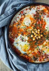 Shakshuka Mit Kichererbsen Und Spinat Kichererbsen Mit Shakshuka Spinat Und Shakshuka Vegetarian Recipes Indian Food Recipes
