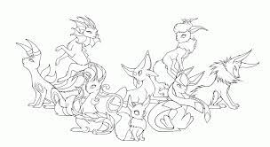 36+ evolution coloring pages for printing and coloring. Pokemon Coloring Pages Eevee Evolutions Coloring Home