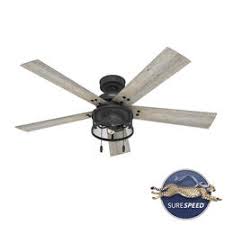 Hunter® Corbin 52" Matte Black LED Indoor Ceiling Fan at Menards®
