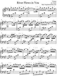 ноты для фортепиано River Flows In You скачать бесплатно Sheet Music For Popular Music River Flows In You Is One Of My Favorite Songs To Play On Piano Sheet Music River Flow In You Piano Sheet Music Free