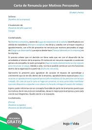 Los documentos son totalmente editables, para poder adaptarlos a tus necesidades y para que finalmente los puedas imprimir. Carta De Renuncia De Trabajo Por Motivos Personales En Word