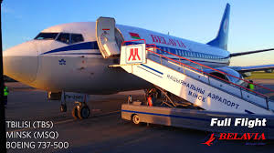 The seats 1a, 1b and 1c have such disadvantages as restricted space for passengers' legs and proximity of the galley and lavatories. Belavia Boeing 737 500 Full Flight Tbilisi To Minsk Youtube