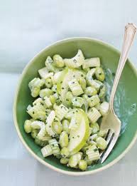 Salade Cremeuse Au Celeri Ricardo Recipe Celery Salad Vegetable Dishes Recipes