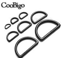 3/8" ~ 1-3/4" Plastic D Ring D-shape Webbing Backpack Strap Leather Craft Parts