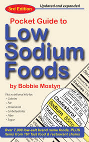 Pocket Guide To Low Sodium Foods Bobbie Mostyn