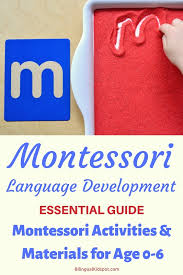 Maria montessori maria montessori wrote that the sensitive period for language is from birth… these activities can be found in order from birth to about age 3.5 below click on the pictures to go to the different activities. Montessori Language Development Montessori Activities Materials For 0 6yrs