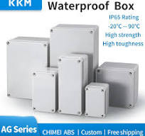 Caja De Conexiones Impermeable ABS IP65 - 13 Tamaños Disponibles, Carcasa  Eléctrica Blanca Para Interior O Exterior