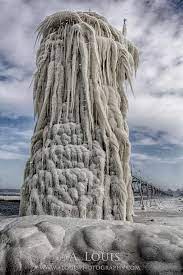 The South Haven Lighthouse Wearing Its Winter Coat Lighthouse Pure Michigan Winter Scenes