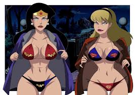 Wonder Woman Supergirl (ghostlessm) [ Justice League Unlimited ] - Rule34 |  Hentai Pics Hub