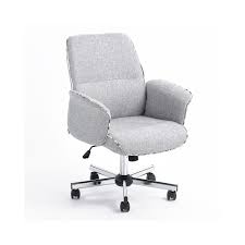 grey upholstered rolling office chair fabric task computer desk chair with chrome base office cha upholstered desk chair best office chair home office chairs