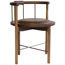 Lloyd Dinning And Accent Chair With Leather Cushion In 2020 Walnut Dining Chair Fabric Dining Room Chairs Dining Room Chairs Modern
