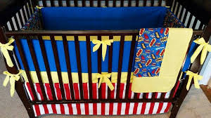 Shop wayfair for all the best crib bedding sets. 250 Superhero Blue Red Yellow Boy Crib Bedding Nursery Baby Boy Nurseries Yellow Nursery Nursery