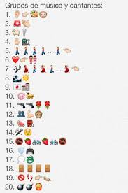 Adivinanza Grupos De Musica En Emojis Foto Juegos De Whatsapp Juegos De Adivinanzas Retos Para Whatsapp Atrevidos