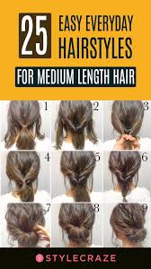 No matter your hair length or type, a stylish bun will always ensure you a chic and sleek look. 17 Sumptuous Side Hairstyles Updo Easy Faces To Please Any Taste 3 Minute Elegant Side Bun Hai Medium Length Hair Styles Easy Everyday Hairstyles Hair Styles