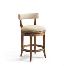 Beautiful classy barstools with wooden frames in mid browns. Miles Woven Arc Counter Height Bar Stool 26 H Seat Frontgate