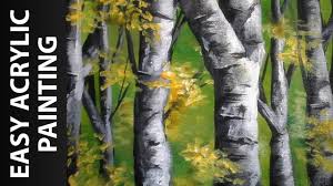 5 out of 5 stars. How To Paint A Forest Of Birch Trees With Acrylics For Beginners Youtube