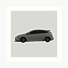 Download the floral shark coloring page. Ford Focus St Art Prints Redbubble
