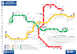 Station By Hotel Strizkov On Red Line Metro Map Underground Map Prague Map