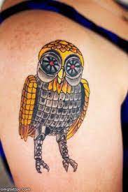 funny tattoo pictures robo owl owl tattoo design owl tattoo cartoon tattoos