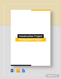Look professional and put together. 16 Free Construction Project Report Templates Docs Word Pages Pdf Word Free Premium Templates