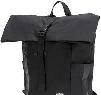 Avalanche 20L Eco Roll Top Backpack with Laptop Pocket Black NEW WITH TAGS!