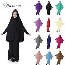 Our selections are imported direct and are of high quality! Children Abaya Maxi Dresses Robe Burka Arab Islamic Prayer Clothing Muslim Hijab Girls Dress Suits Caps Skirt 2pcs Sets Cover Hijab Burka Women Fashion