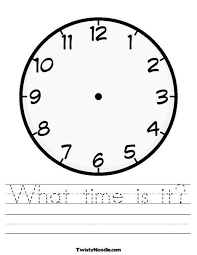 What Time Is It Worksheet Blank Clock Blank Clock Faces Clock Template