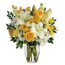 You can either use oasis, glass tubes or bowls. Popping Summer Flower Bouquet At Send Flowers