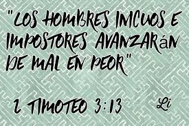 2 Tim 3 13 Textos Hombres Testigos De Jehova