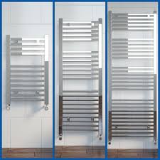 Chose a modern and stylish designer towel radiator at tap warehouse for huge discounts, free uk beside being efficient in organising and caring for your towels, designer towel rails can also be an. Modern Designer Square Bar Heated Bathroom Towel Rail Radiator Heating Chrome Ebay