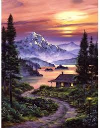 Amazon Com Diy 5d Diamond Painting By Numbers Kits Mountain Lake Trees Cabin Full Drill Rhinestones Paint With Diamonds Crystal Diamond Art Cabin The difference in costs and the way each paint behaves when used are some of the factors that people consider when they pick out a medium to paint, but many purists believe that oil paintings are the way to go, as they look the best. diy 5d diamond painting by numbers kits mountain lake trees cabin full drill rhinestones paint with diamonds crystal diamond art cabin
