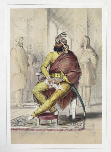 Sold at Auction: Emily Eden (1797-1869) - PORTRAITS OF THE PRINCES & PEOPLE OF INDIA.