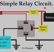 I am running the boat battery wiring from the. Motorcycle Horn Relay Diagram And Horn Relay Schematic Wiring Diagram Car Horn Relay Automotive Electrical