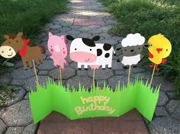 Barnyard Foldable Birthday Centerpiece By Poppopspeanut On Etsy 14 50 Decoracion De Fiestas Infantiles Fiesta De Granja Decoracion De Cumple