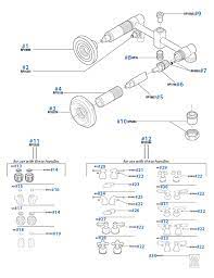 Steps for 3 handle shower faucet replacement. Delta Bathtub And Shower Valve Repair Parts