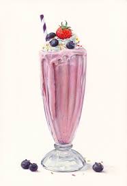 Milkshake Cute Food Drawings Food Art Food Art Painting