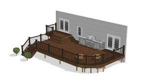 A deck is a weight supporting structure that resembles a floor. Deck Plans Free Deck Design Ideas Fiberon