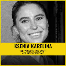 Today is Ksenia Karelina's 33rd birthday. President Joe Biden, we implore  you to #freeksenia so that she may be reunited with her loved ones. To  write to Ksenia so that she knows