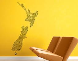New Zealand Lines And Anchor Your Decal Shop Nz Designer Wall Art Decals Wall Stickers Wall Murals Decal Wall Art Unique Wall Decals Wall Decals