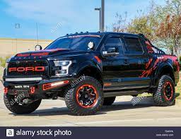 Velocity blue with black leather and red accents interior! April 20 2019 2018 Ford F 150 Shelby Raptor Baja 525 Ps Turbo Fox 3 2018