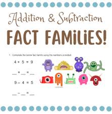 Fact families unknown