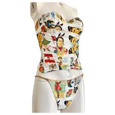 Christian Dior Panties Collection Stamp Stamp By Galliano White Yellow Eggshell Polyamide Ref 306713 Joli Closet